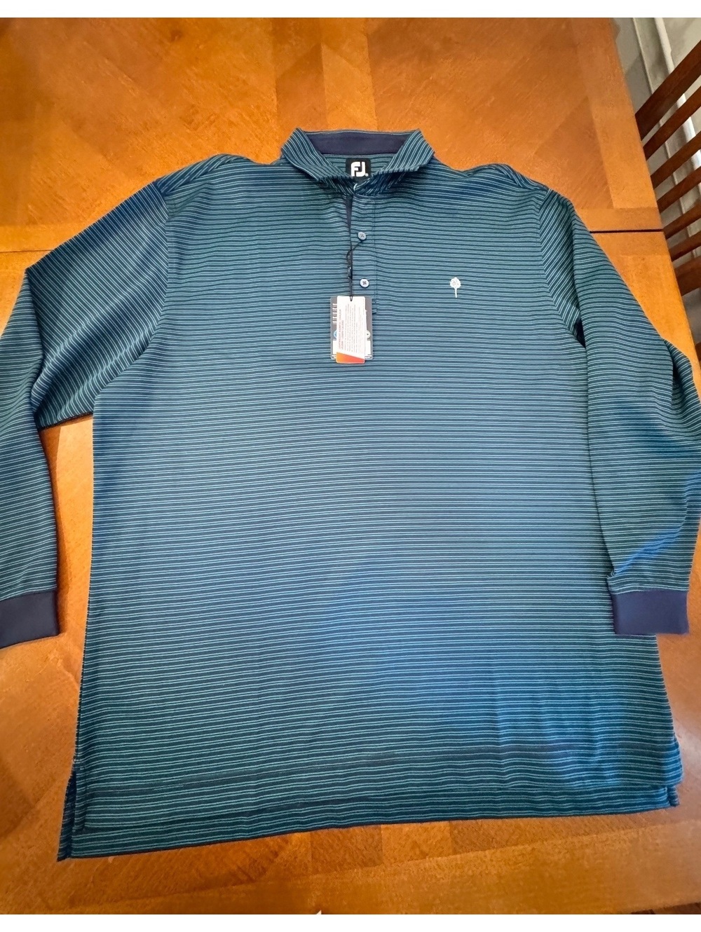 FootJoy Carolina Trace County Club FootJoy Stripe Polo Shirt Size XXL 735